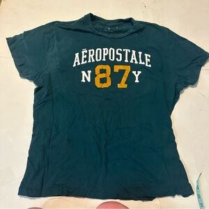 Aeropostale Y2K Dark Green Women’s XL T Shirt Short Sleeve Casual